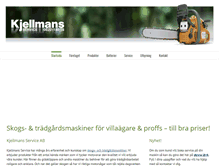 Tablet Screenshot of kjellmans.se